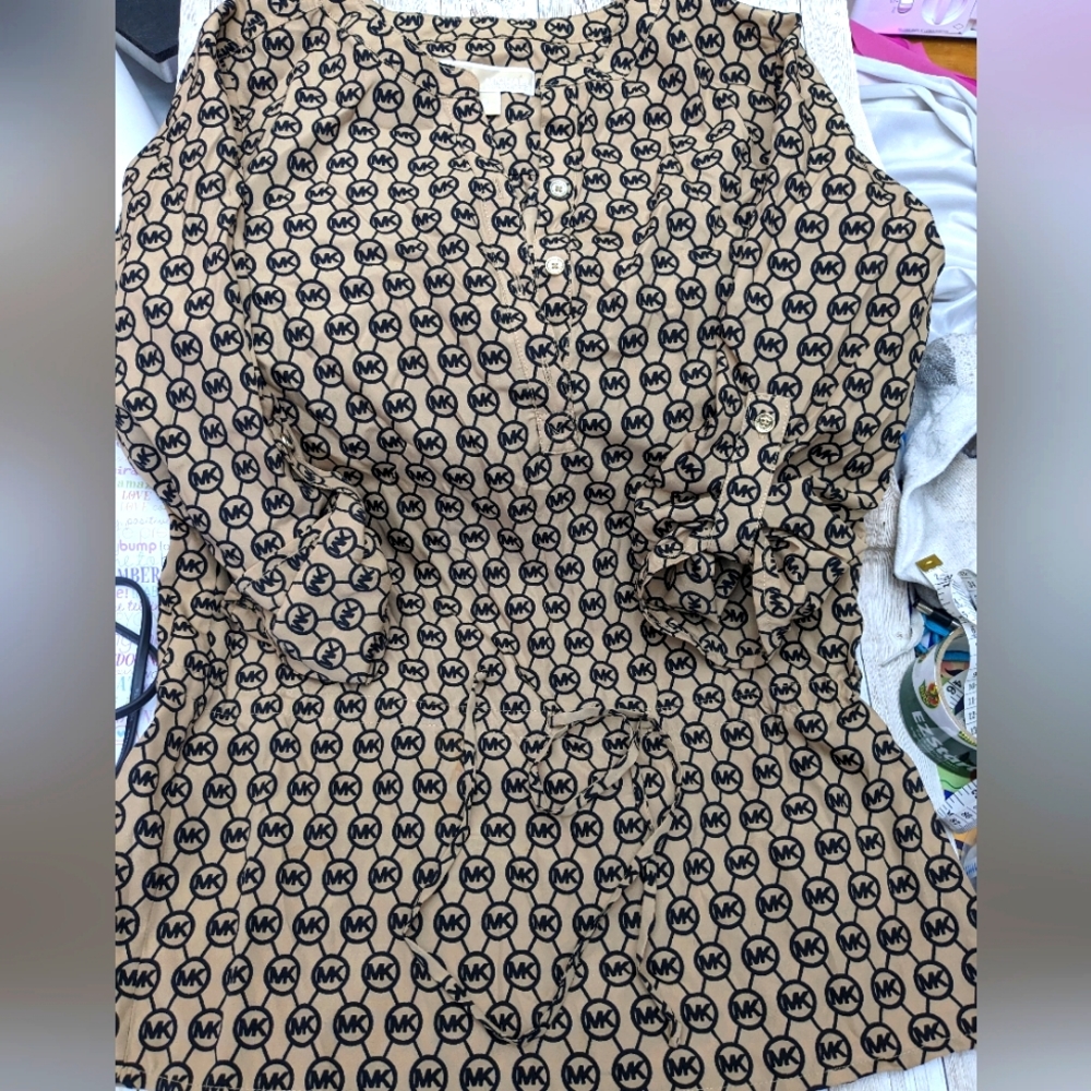 Michael Kors size S Drawstring Tunic